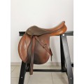 Vente selle mixte cuir marron 17''