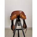 Vente selle mixte cuir marron 17''