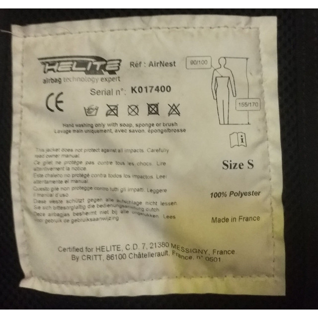 Gilet airbag