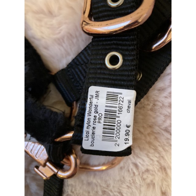 Licol moumoute cheval