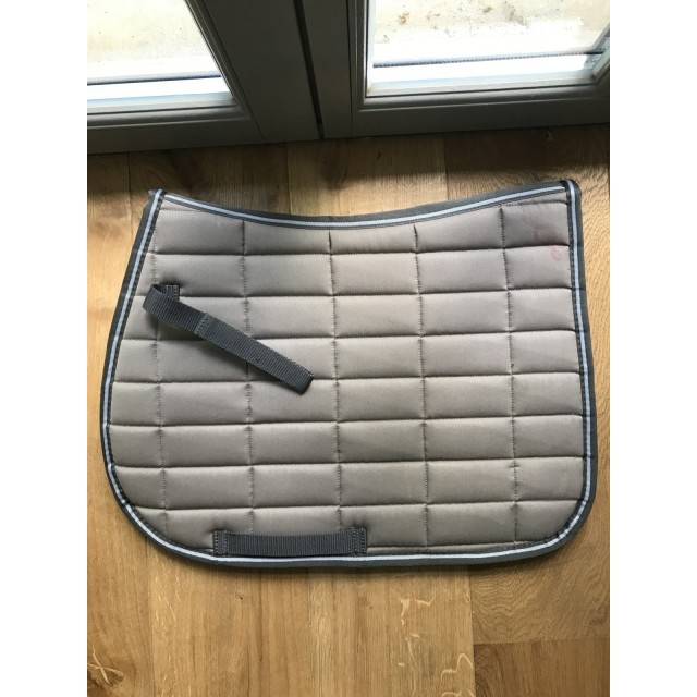 Tapis de selle beige poney