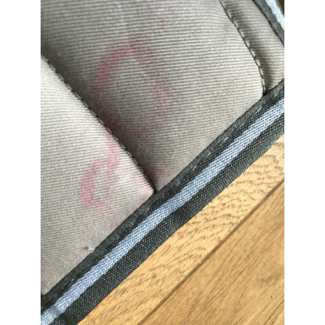 Tapis de selle beige poney