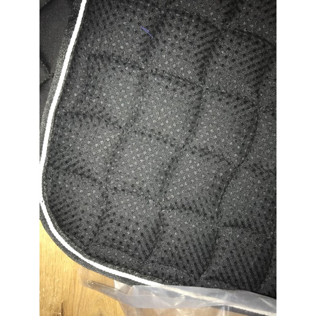 Tapis de selle beige poney