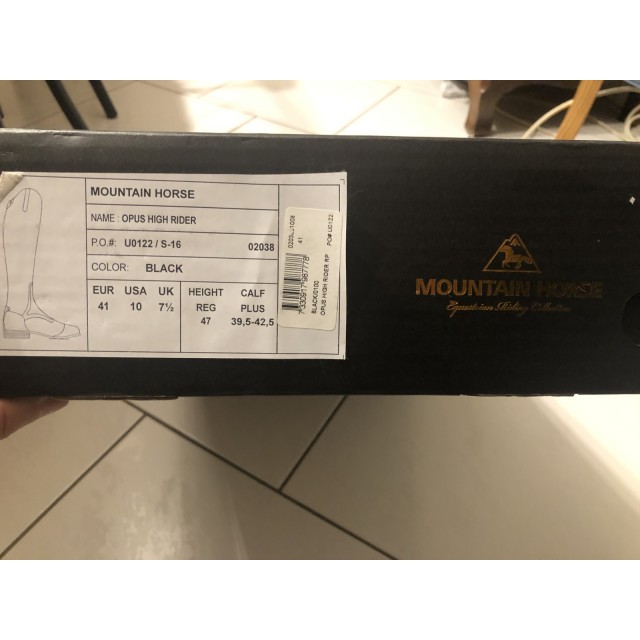 Bottes équitation neuves Mountain horse