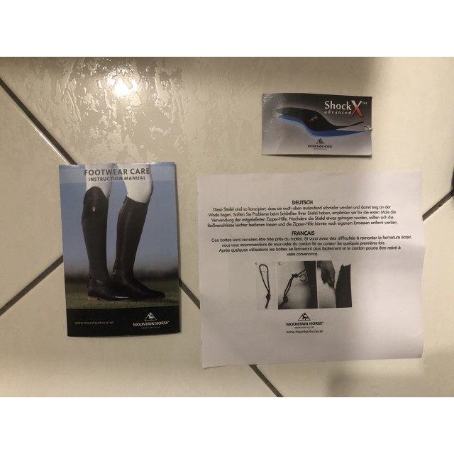 Bottes équitation neuves Mountain horse