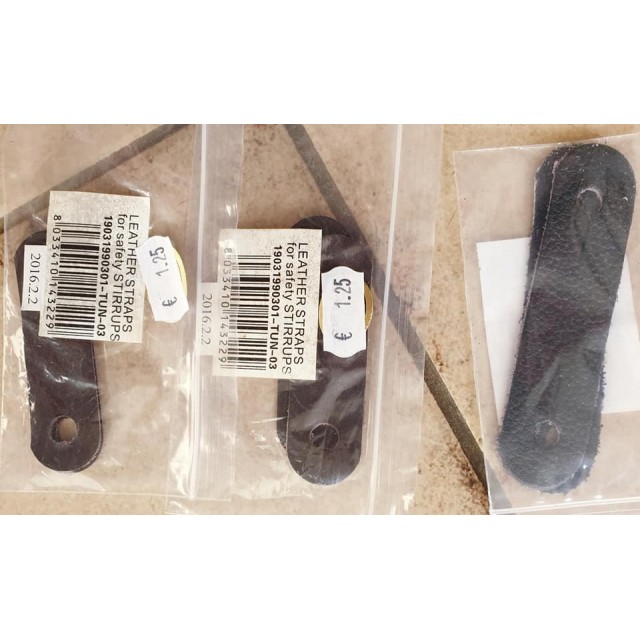 Lot de 3 paires de lanières pour étriers de sécurité.