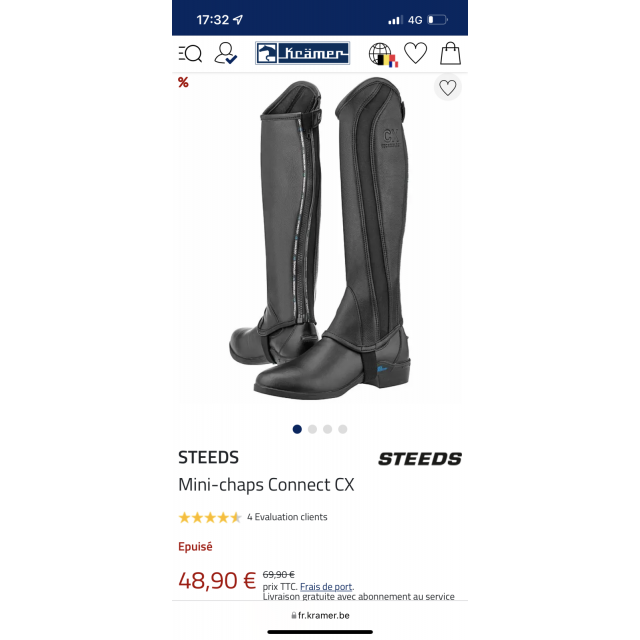 Chaps Steeds taille MW