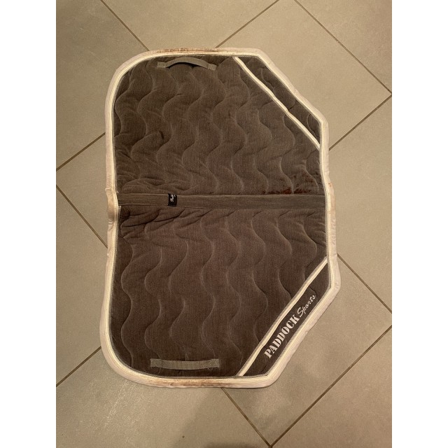 Tapis paddock sport gris chiné