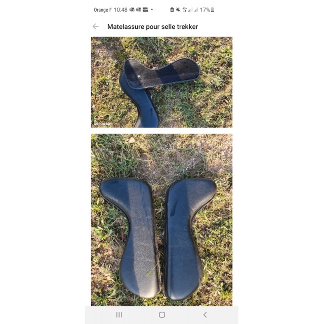 Matelassure pour selle trekker