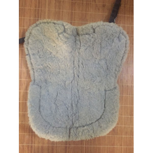 amortisseur en mouton synthétique gris
