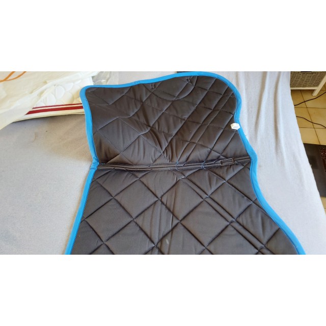 Tapis selle equit m bleu lectrice neuf