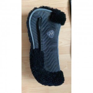 Amortisseur noir mouton taille cheval