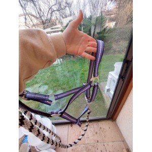 licol violet + longe