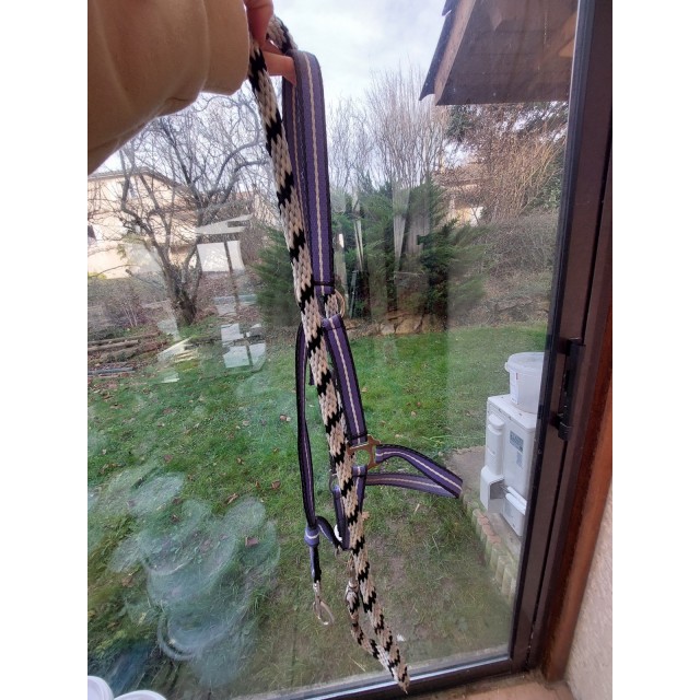 licol violet + longe