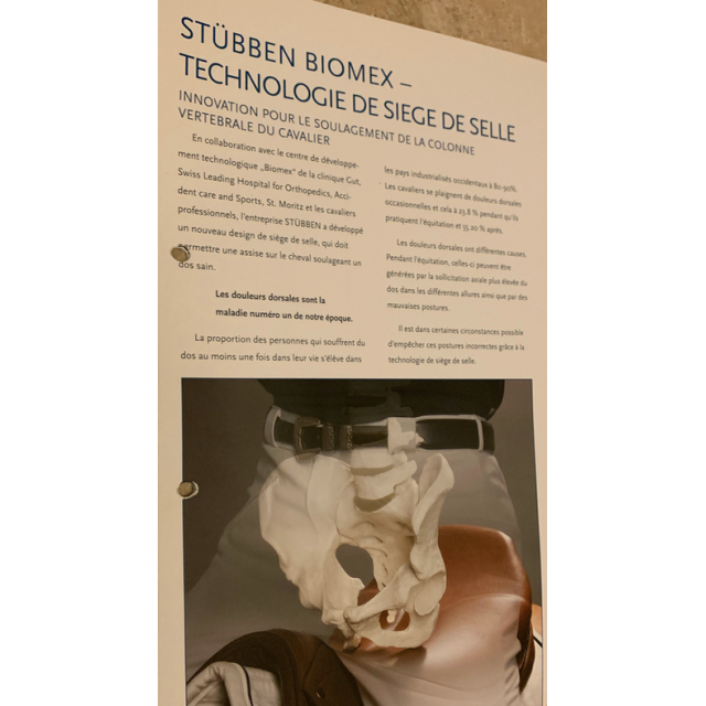 Selle STÜBBEN Genesis Spezial Biomex Ebony