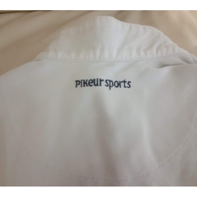 Polo concours blanc sans manche Pikeur - taille 34