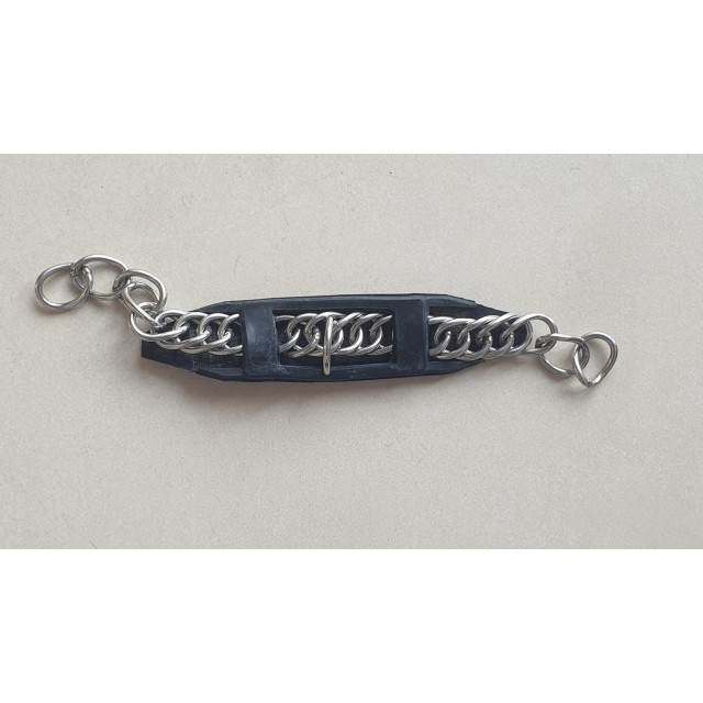 Protège gourmette caoutchouc naturel noir