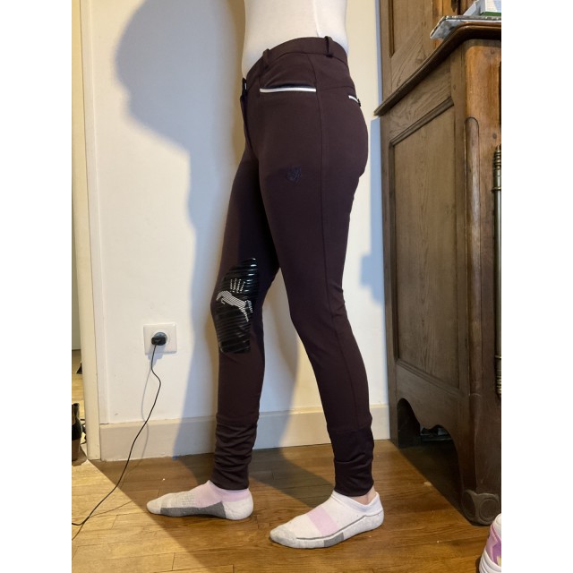 Pantalon Spooks burgundy