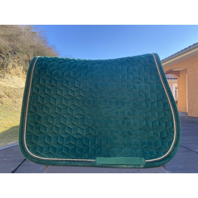 Tapis kentucky velvet vert sapin