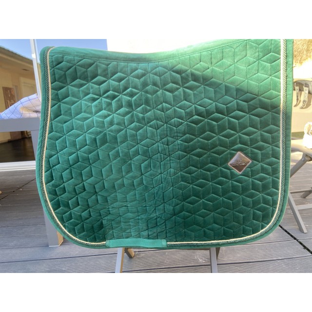 Tapis kentucky velvet vert sapin