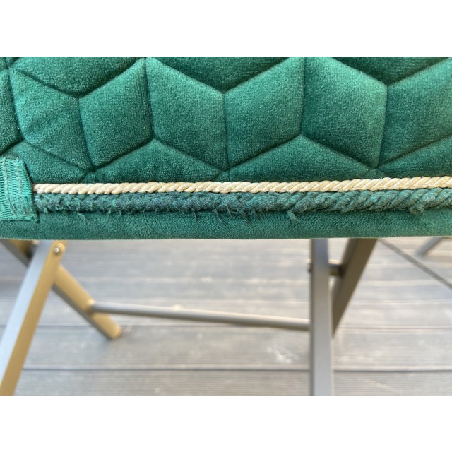 Tapis kentucky velvet vert sapin