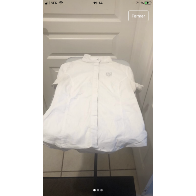 Chemisette blanche de concours