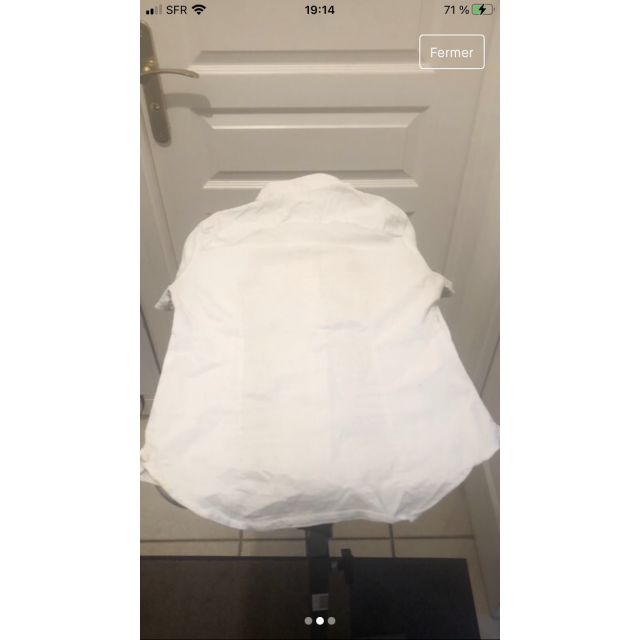 Chemisette blanche de concours