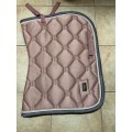 TApis + bonnet  equestrian stockholm rose et gris taille cheval