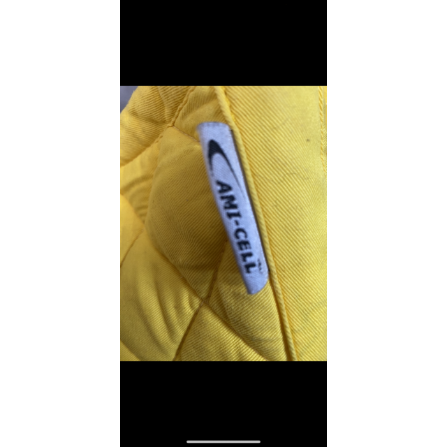 Ensemble de dressage jaune taille cheval