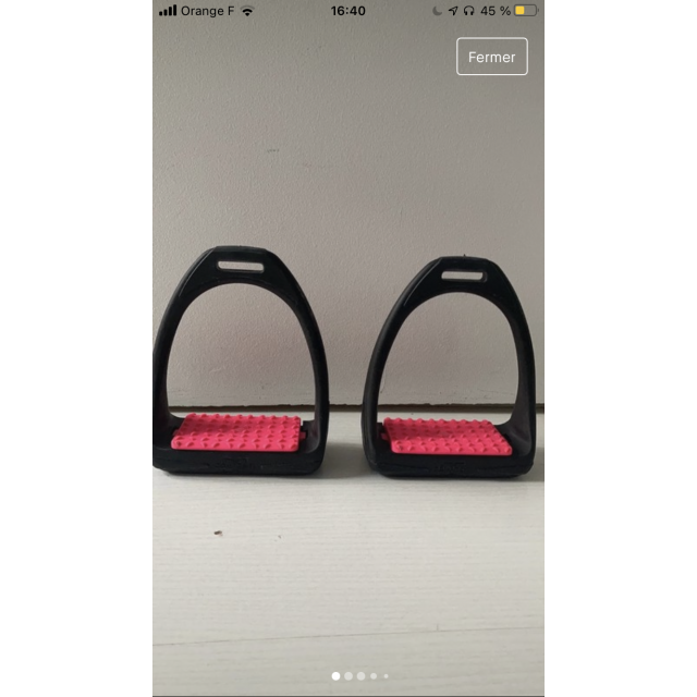 Étrier reflex compositi rose