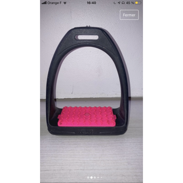 Étrier reflex compositi rose