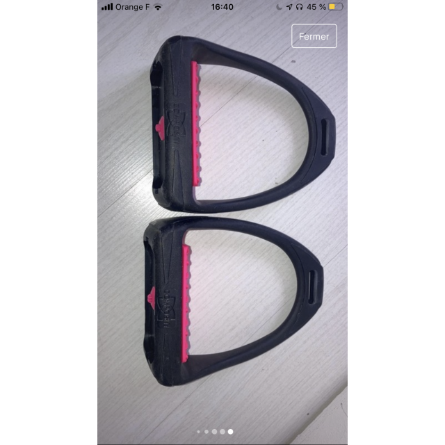 Étrier reflex compositi rose