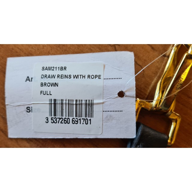 Rênes allemandes HFI marron Full