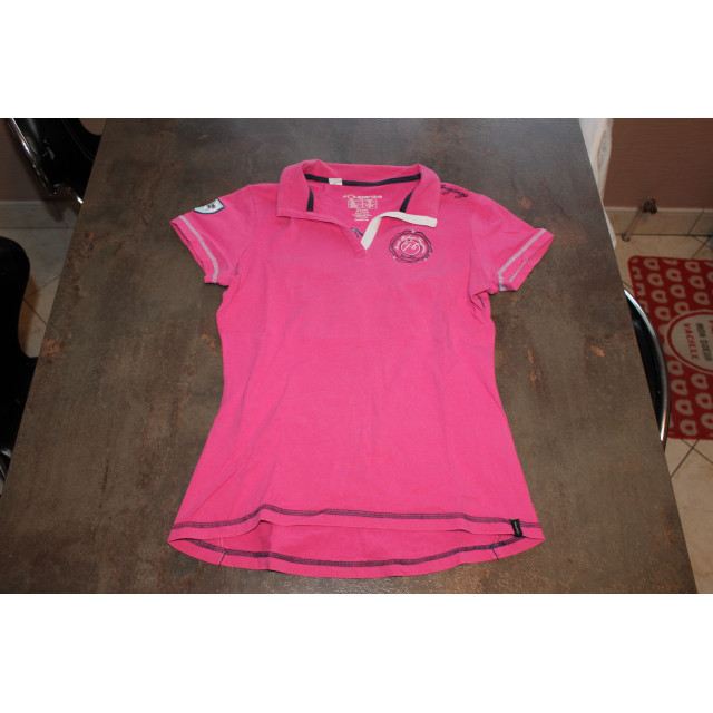 Tee shirt manches courtes rose de la marque FOUGANZA