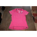 Tee shirt manches courtes rose de la marque FOUGANZA