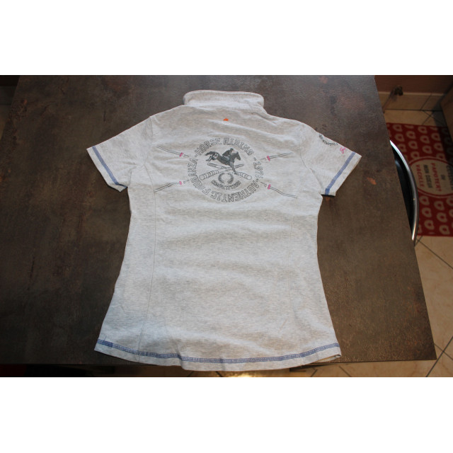 Tee shirt manches courtes gris de la marque FOUGANZA