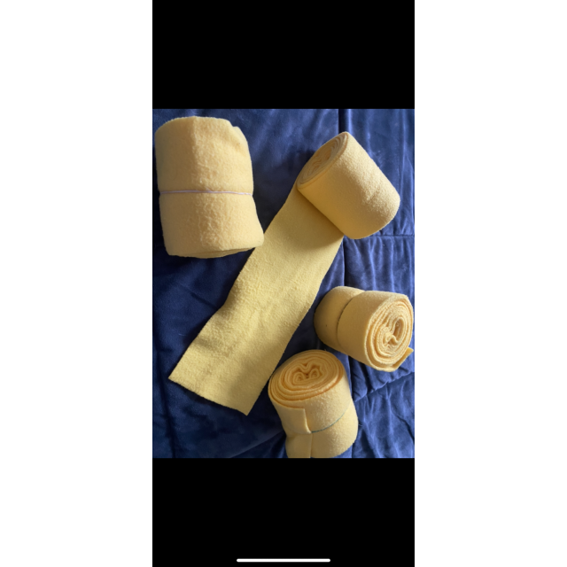 Ensemble de dressage jaune taille cheval