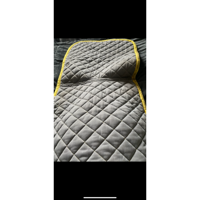 Ensemble de dressage jaune taille cheval