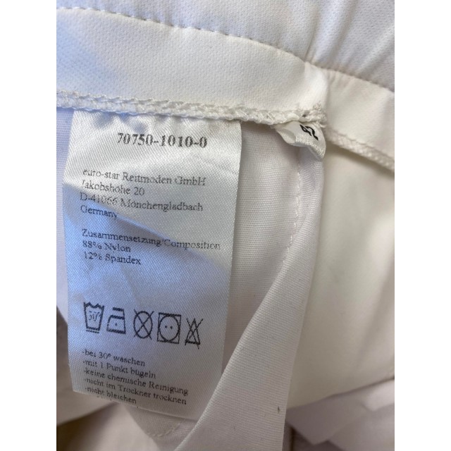 Pantalon blanc avec strass taille 42 Euro-Star