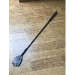 Cravache avec paillettes argenté