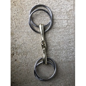 Mors 4 anneaux double brisure taille 125