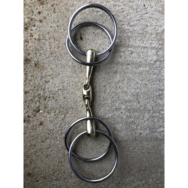 Mors 4 anneaux double brisure taille 125