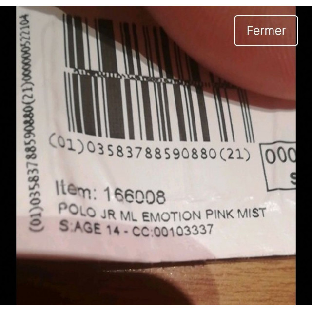 Polo manche longue robe