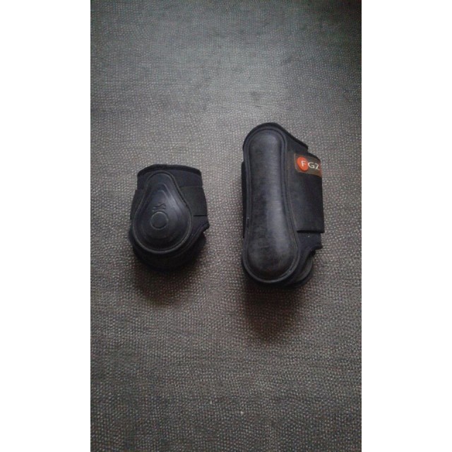 Ensemble guêtres et protèges boulets noir