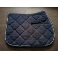 Tapis équithème bleu marine