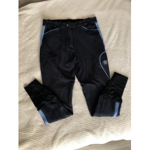 Pantalon bleu et noir