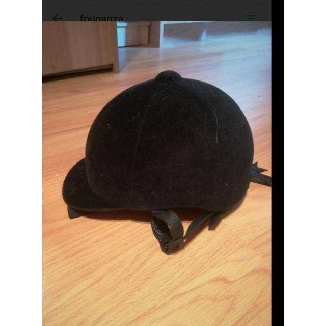 Bombe d'équitation classique noire