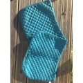 Tapis de selle bleu