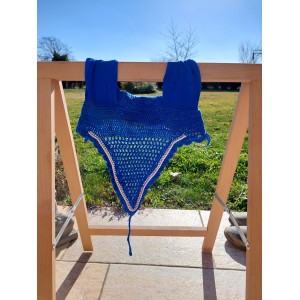 Bonnet k'reation bleu