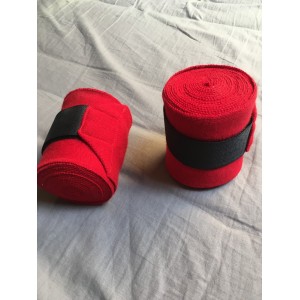 Bandes de repos rouge neuves